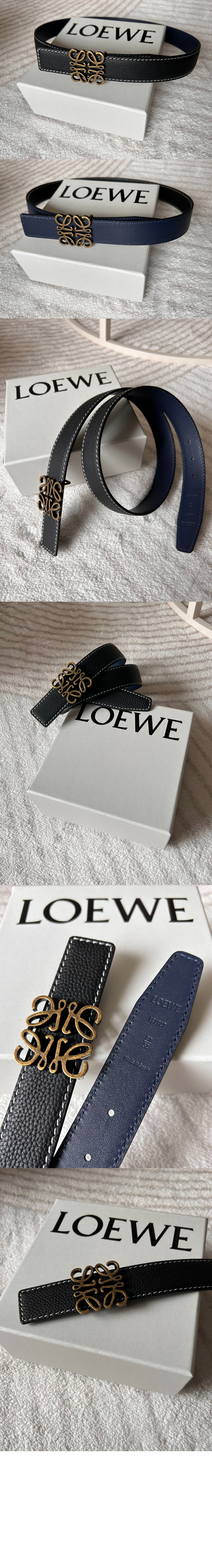로에베 리버서블 애너그램 벨트