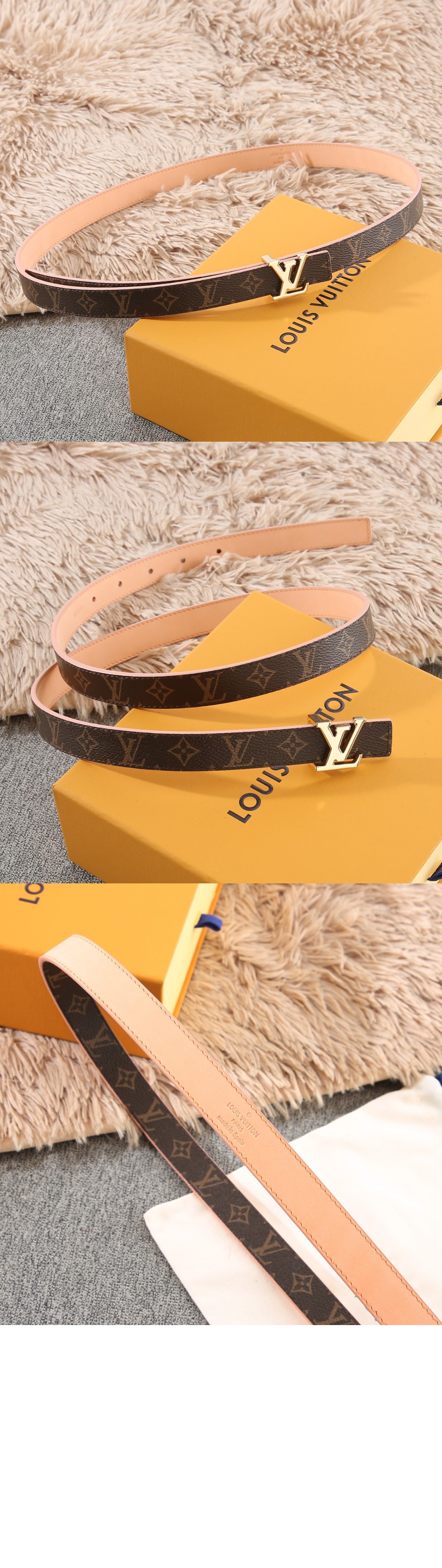 루이비통 아이코닉 리버서블 벨트 M8387W