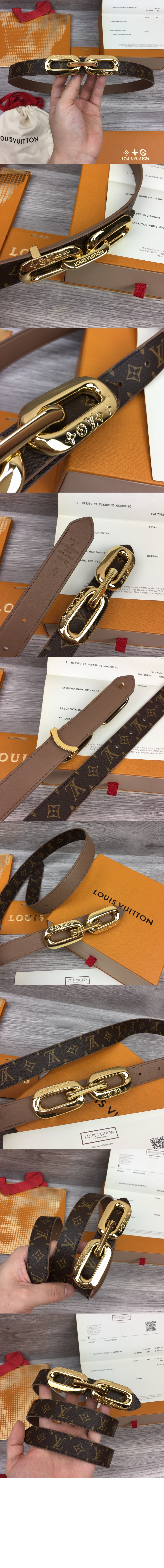 루이비통 LV 에지 리버서블 벨트 M0691W