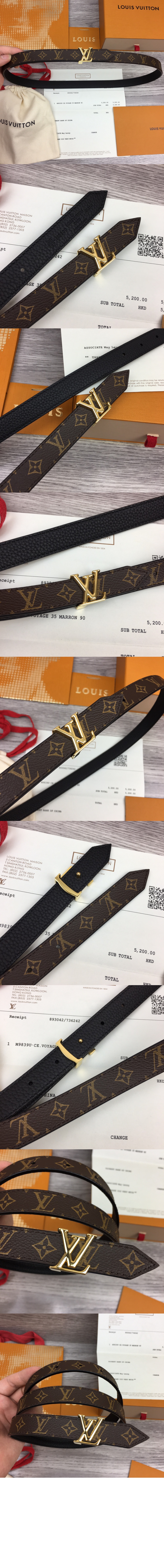 루이비통 LV 아이코닉 리버서블 벨트 M0431X