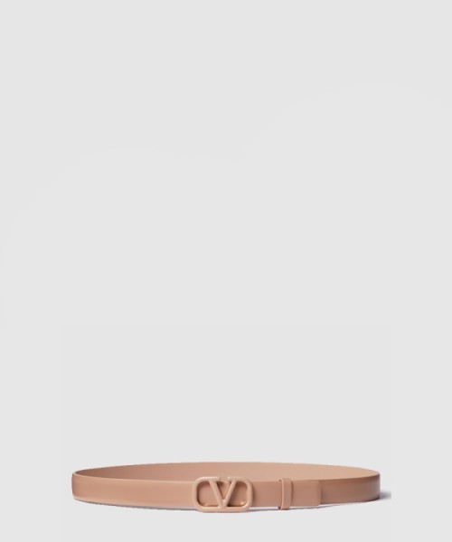 발렌티노 시그너처 광택송아지 가죽 벨트