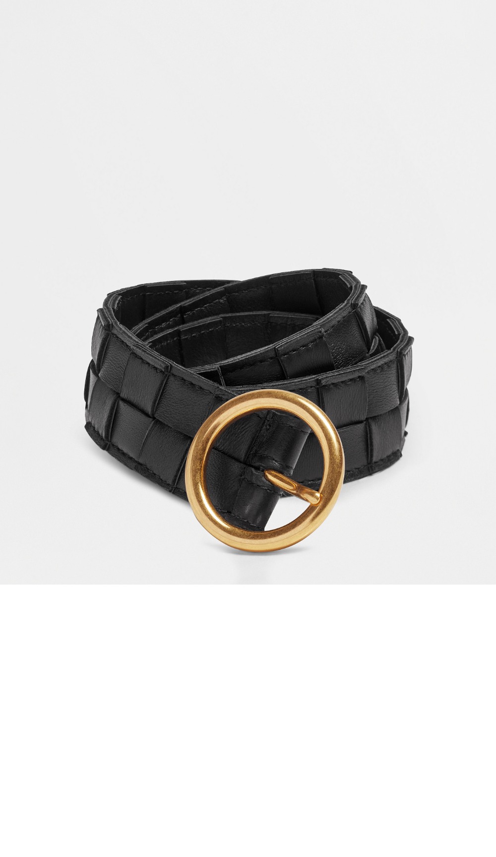 보테가베네타 오버사이즈 인트레치오 위빙 벨트 701227