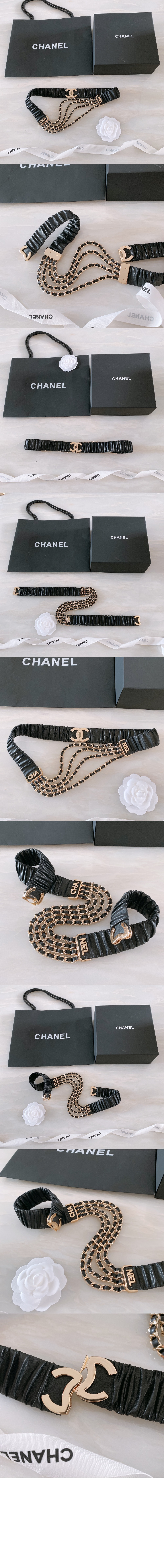 샤넬 CC 스트레치 벨트 AA7924