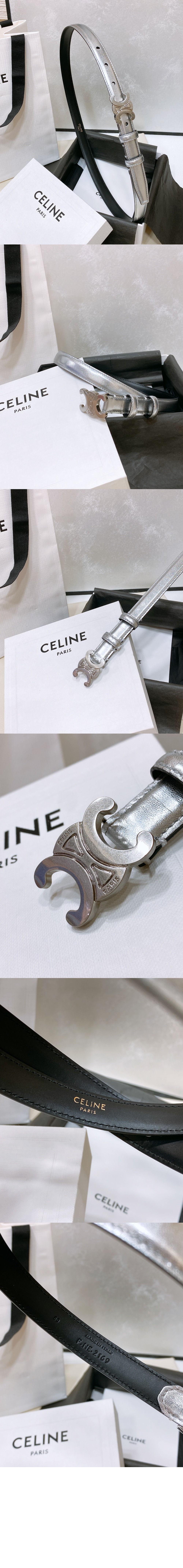 셀린느 카프스킨 벨트 45AX63