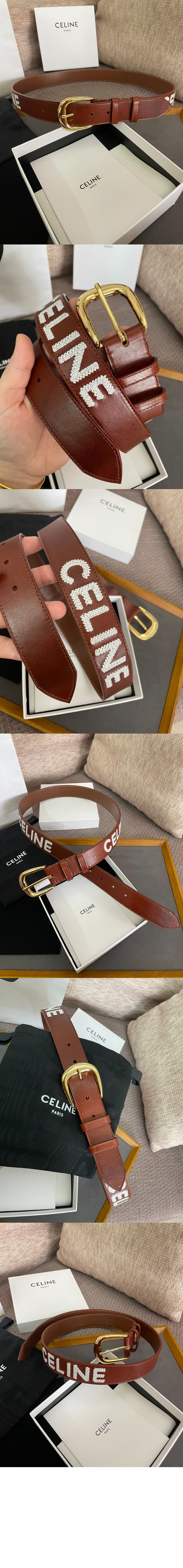 셀린느 라지 웨스턴 벨트 45BCP3