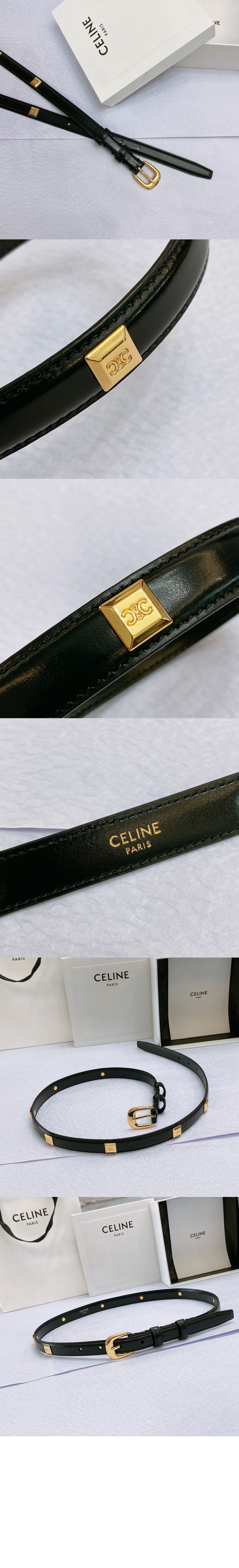 셀린느 피라미드 웨스턴 벨트 45BCT3