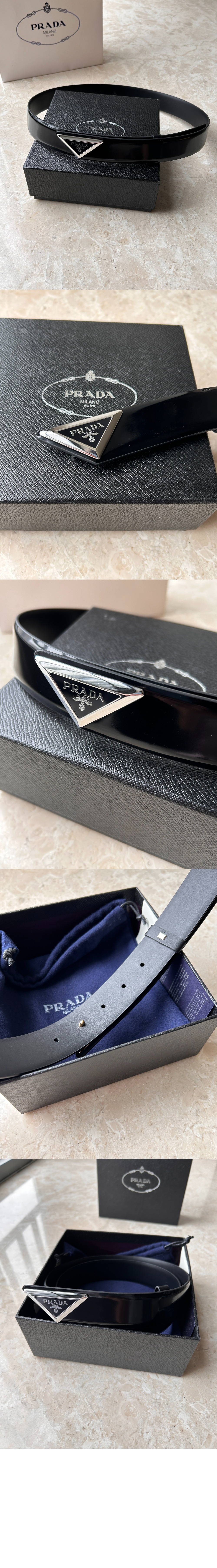 프라다 브러시드 벨트 2CM250