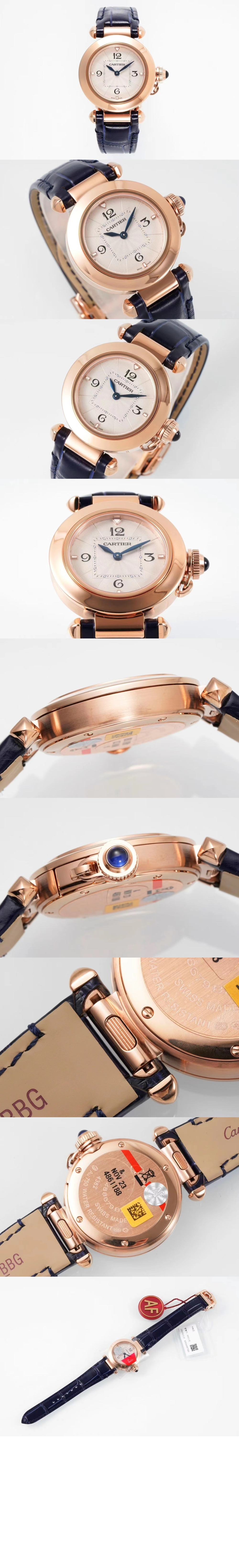 까르띠에 파샤 드 까르띠에 워치 35 WGPA0014