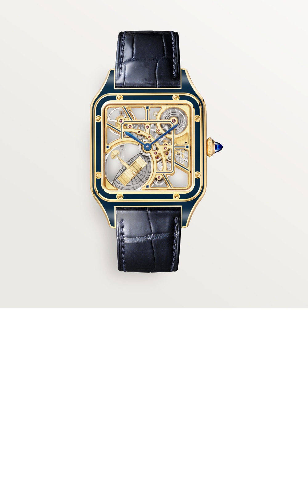 까르띠에 산토스 뒤몽 스켈레톤 31 WHSA0031