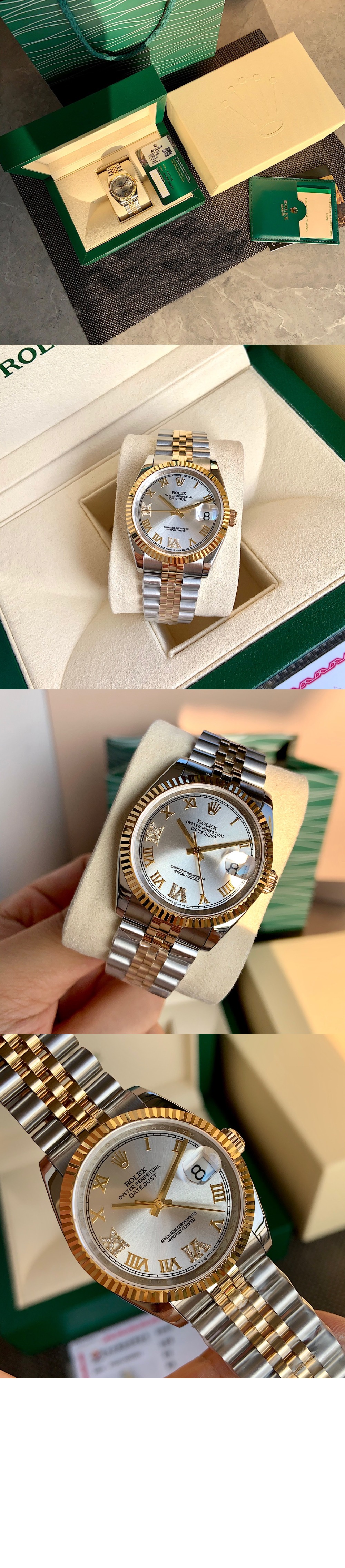 롤렉스 데이저스트 콤비 36 126233