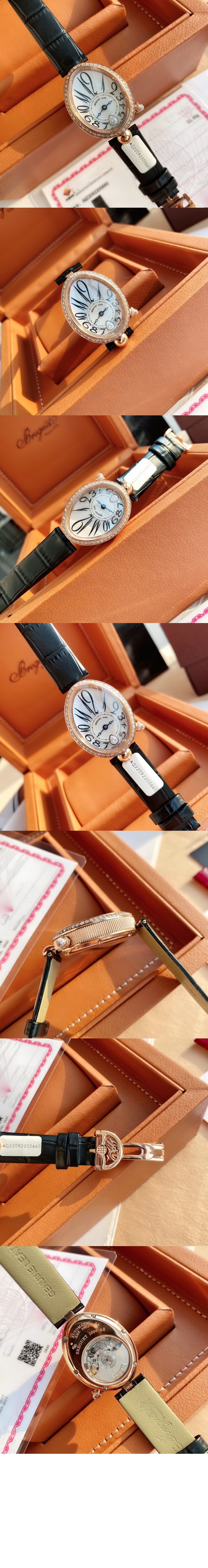 브레게 레인 드 네이플 손목시계 36.5 8918BR