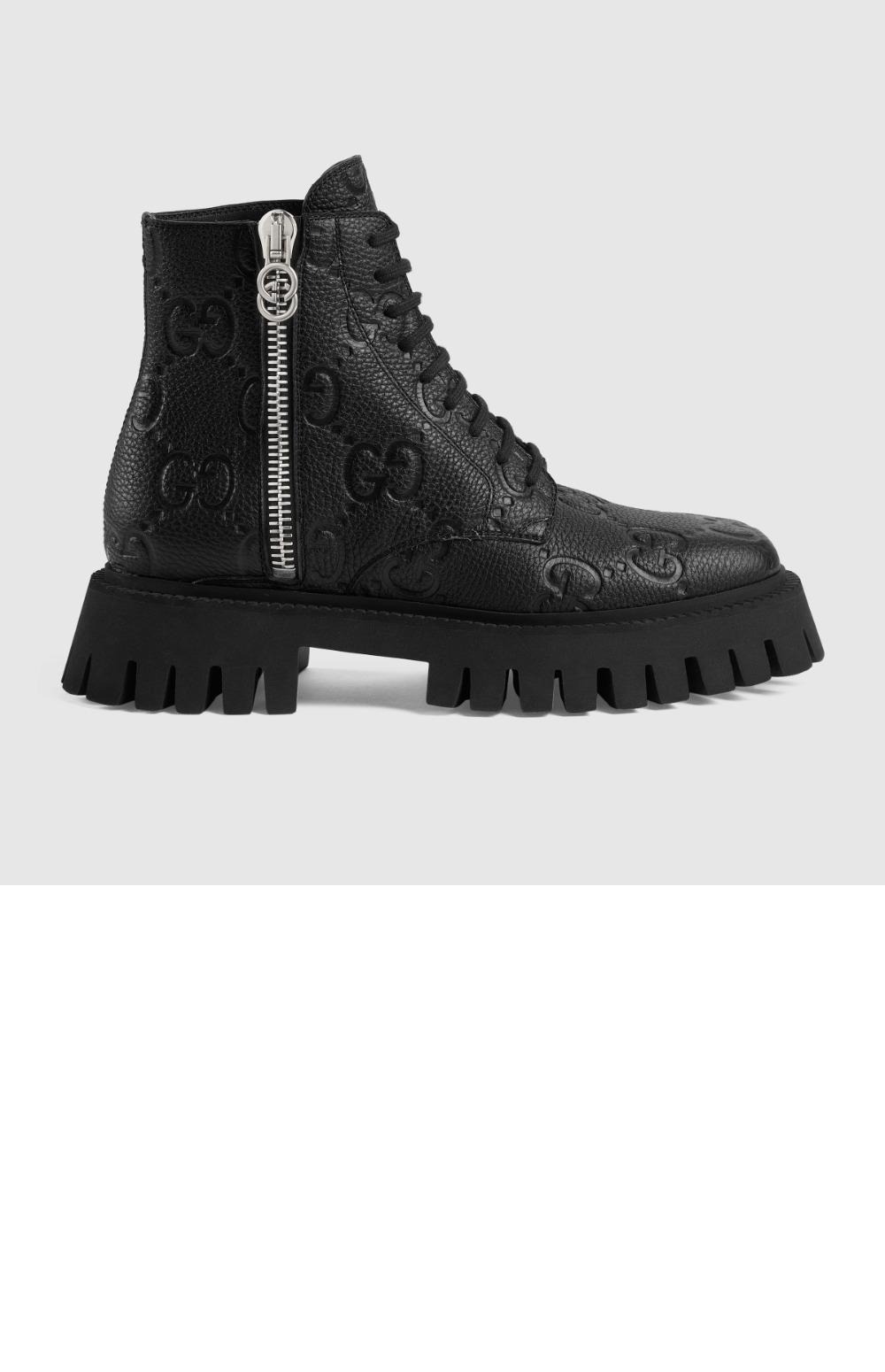 구찌 GG 레더 부츠 751712