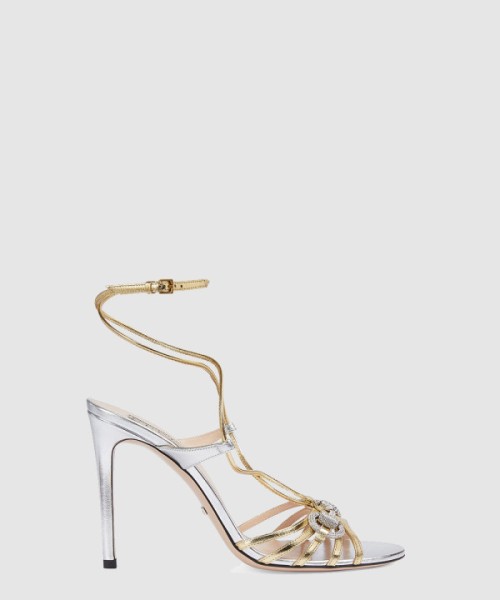 구찌 메탈릭 샌들 771596