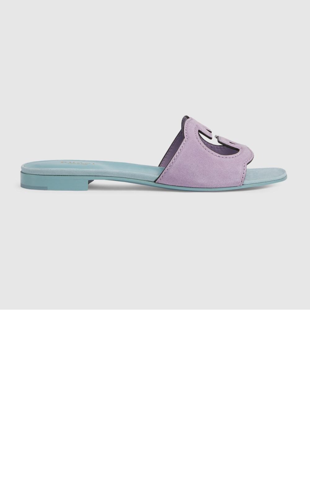 구찌 인터로킹 G 컷아웃 샌들 694451