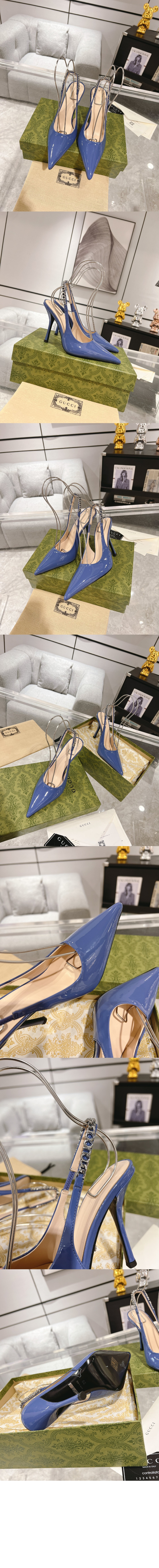 구찌 시뇨리아 슬링백 펌프스 783821