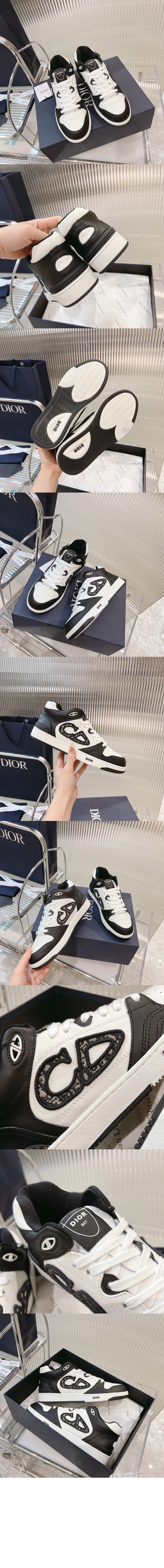 디올 B57 미드 스니커즈 3SH14