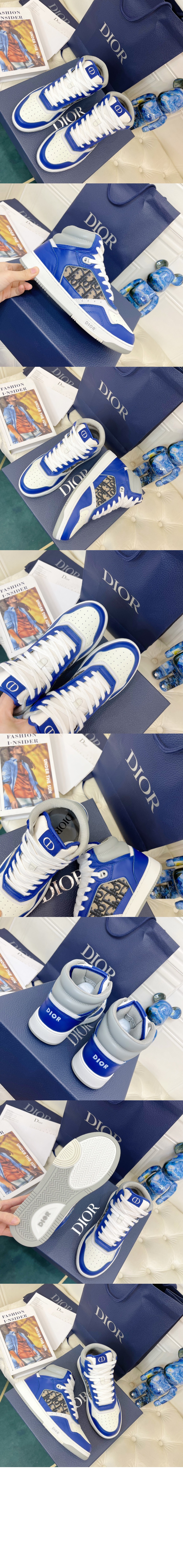 디올 B27 하이탑 스니커즈 3SH13