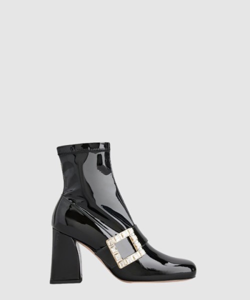 로저비비에 라이스톤 버클 앵클 부츠 5223