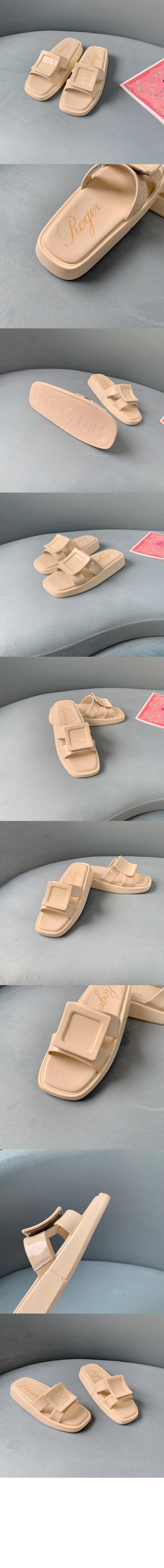 로저비비에 슬라이드 버클 뮬 샌들 6093