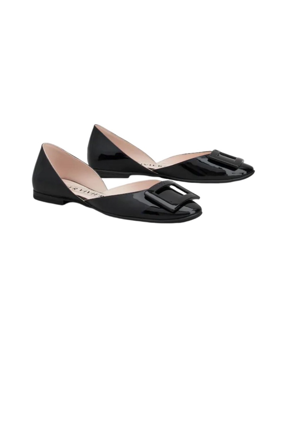 로저비비에 래커 버클 발레리나 플랫 6683