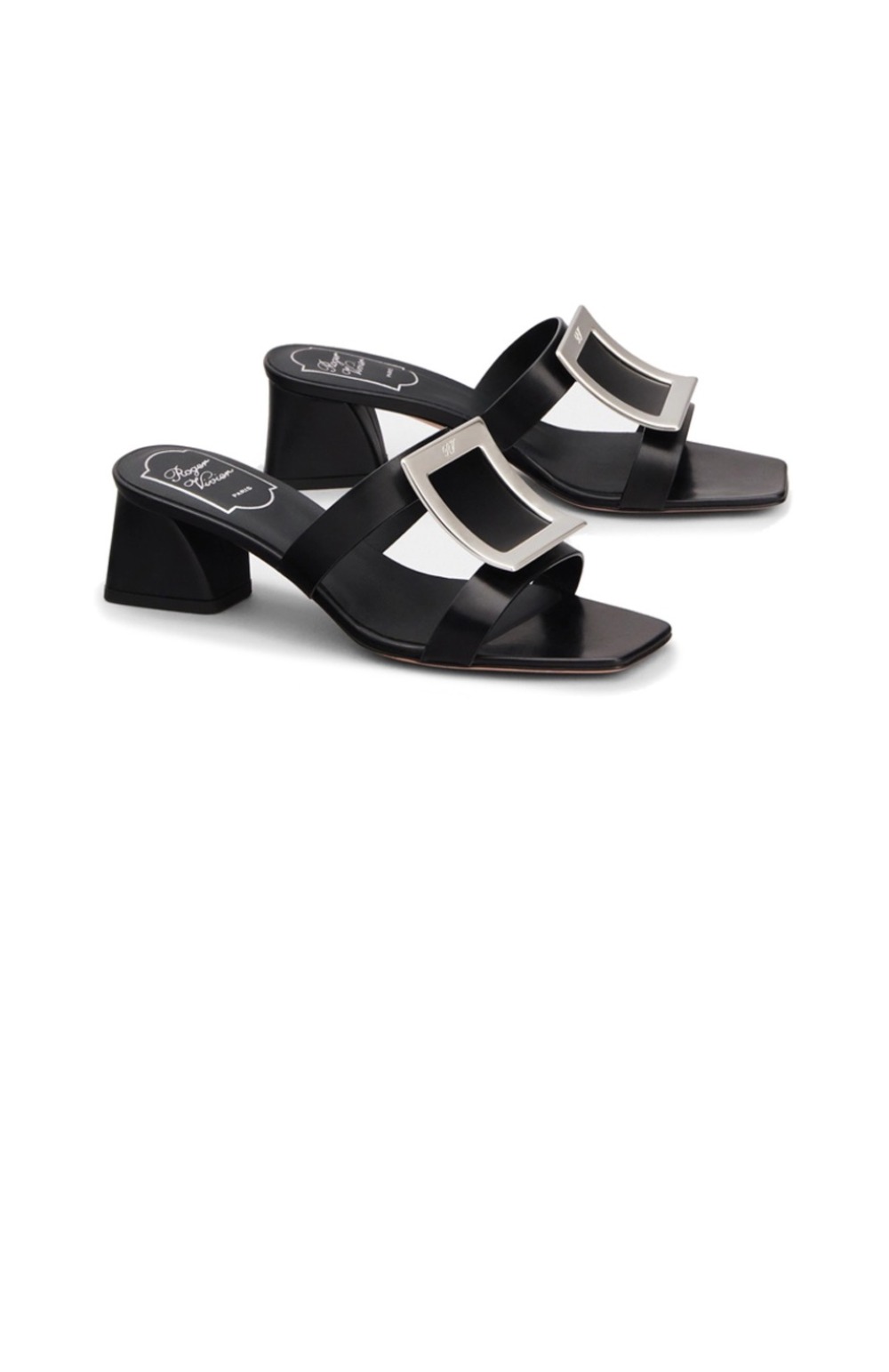 로저비비에 메탈 버클 뮬 5362