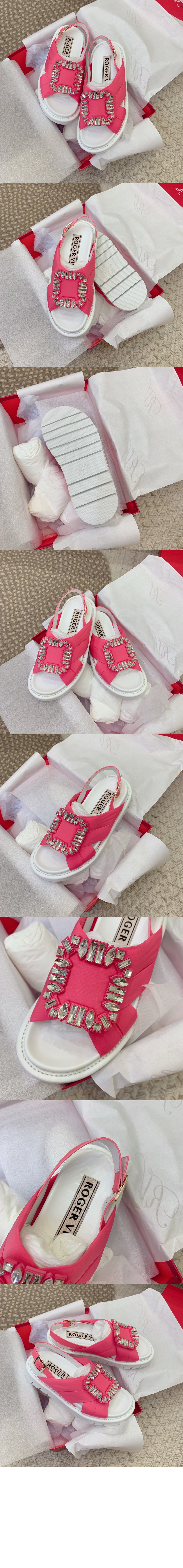 로저비비에 버클 샌들 6543