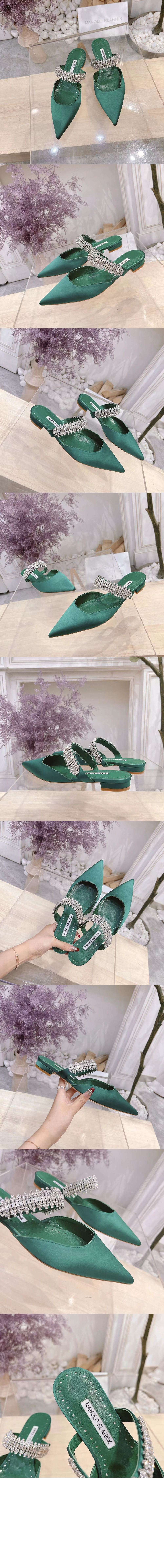 마놀로블라닉 큐빅 뮬러 슈즈