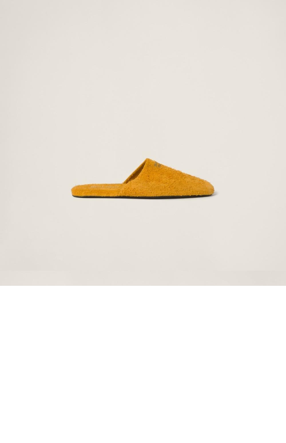 미우미우 스웨이드 슬리퍼 5S322E