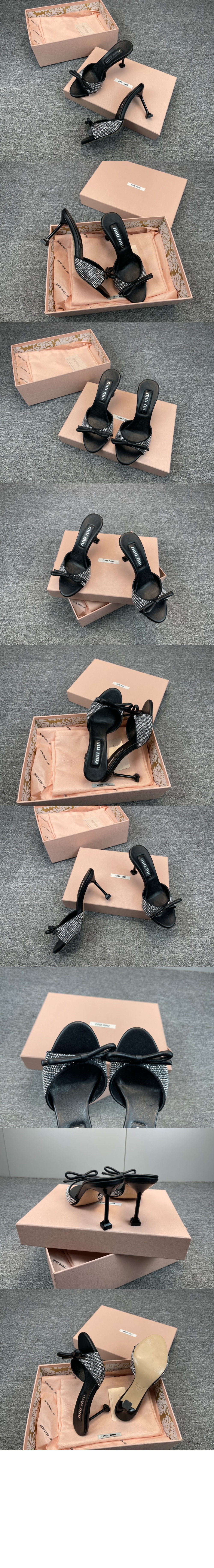 미우미우 버클 장식의 브러쉬드 가죽 슬링백 5XX630