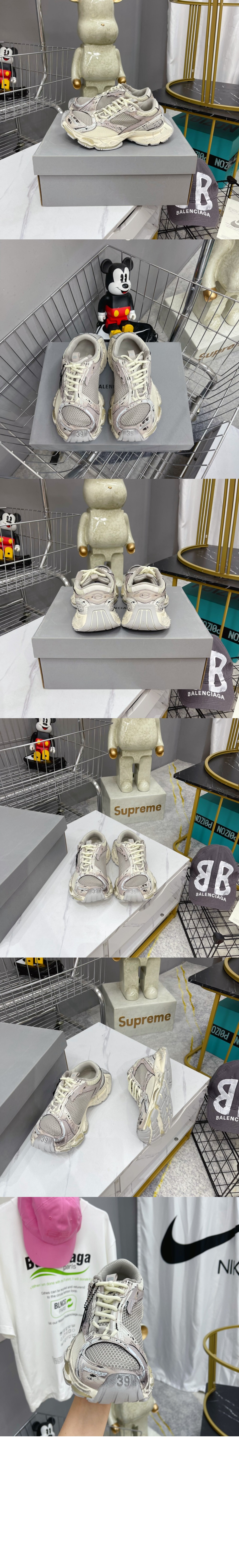 발렌시아가 스테이플러 스니커즈 803681