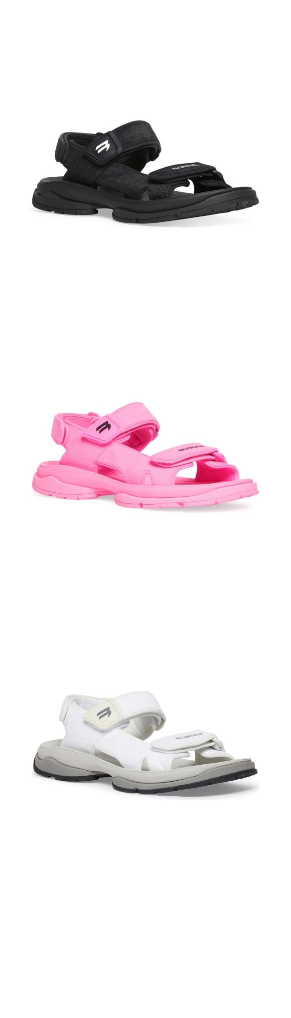 발렌시아가 트랙 터치 스트랩 샌들 706277