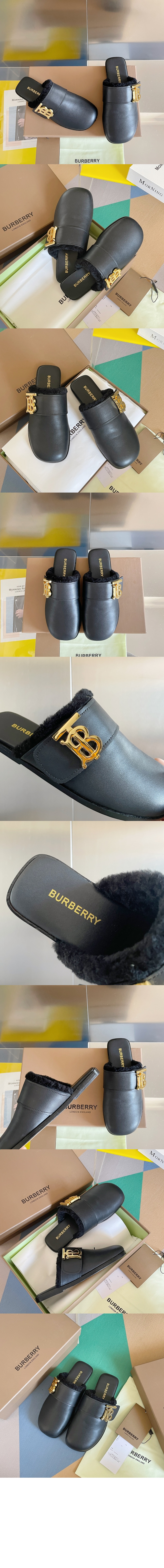 버버리 슬리퍼 80600471
