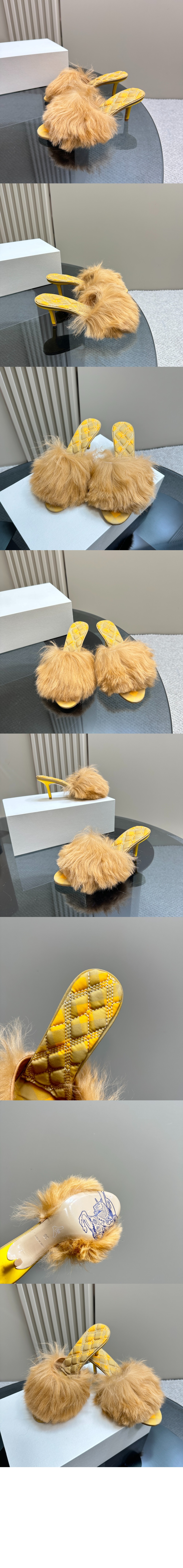 버버리 시어링 미니 버킷 뮬 80773741