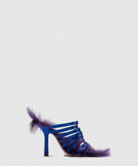 버버리 사틴 스텝 퍼즈 샌들 80744831