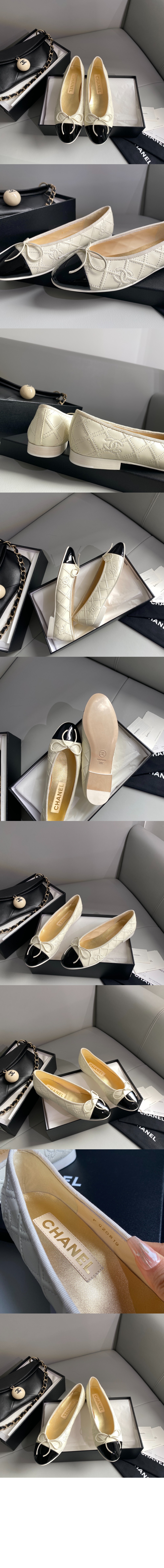 샤넬 발레리나 플랫슈즈 G40110