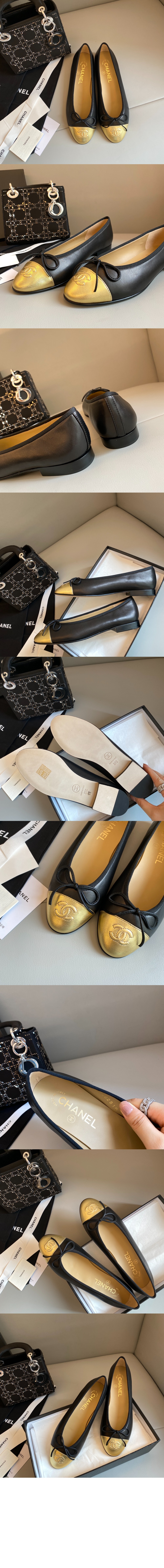 샤넬 발레리나 플랫슈즈 G02819