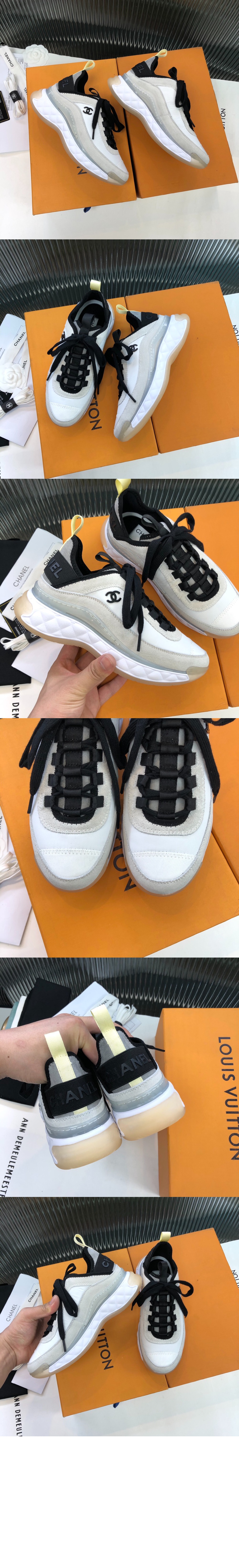 샤넬 믹스드파이버 스니커즈 G35617