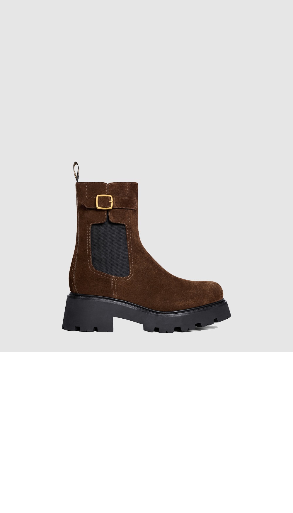 셀린느 소가죽 스웨이드 첼시 부티 360713