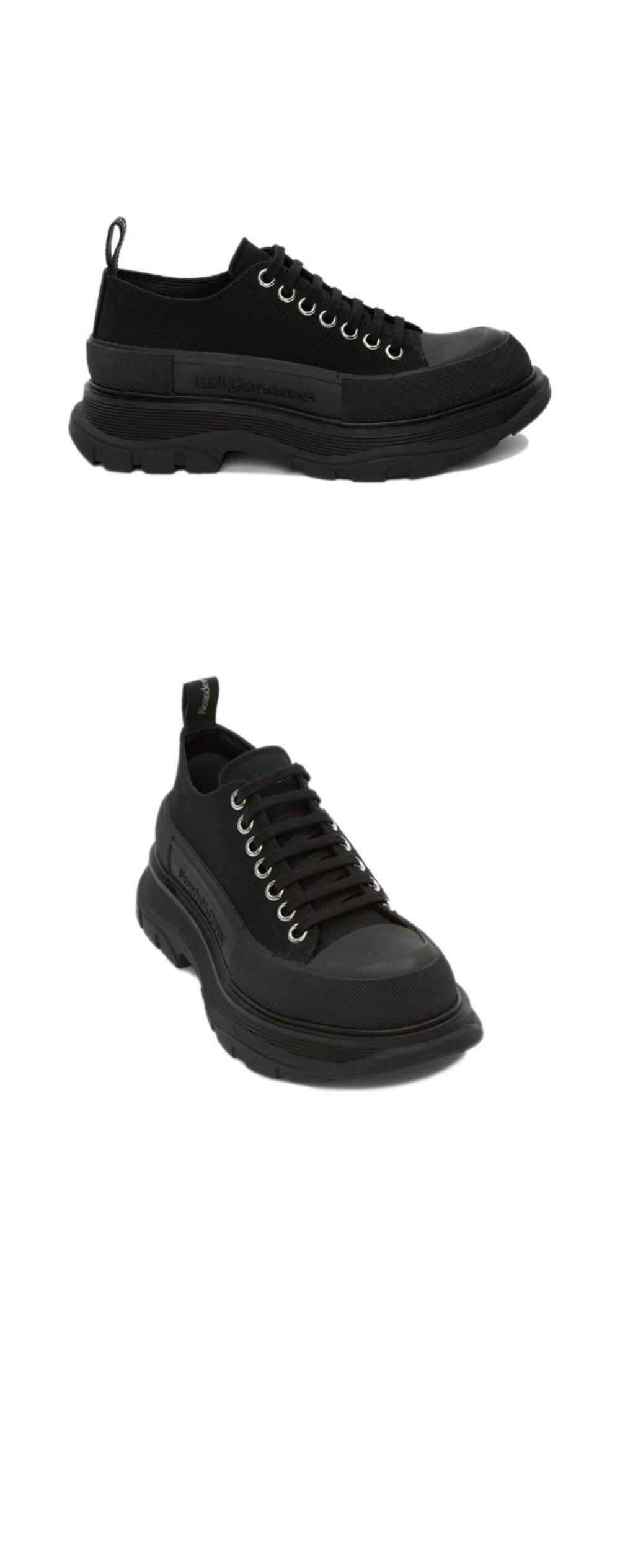 알렉산더맥퀸 트레드 슬릭 스니커즈 617881