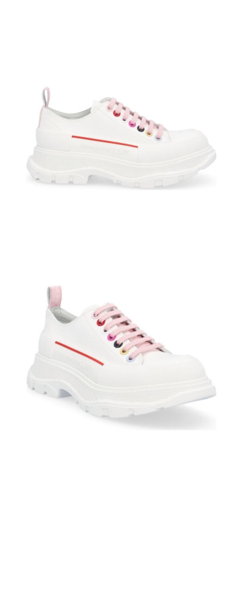 알렉산더맥퀸 트레드 슬릭 스니커즈 611705