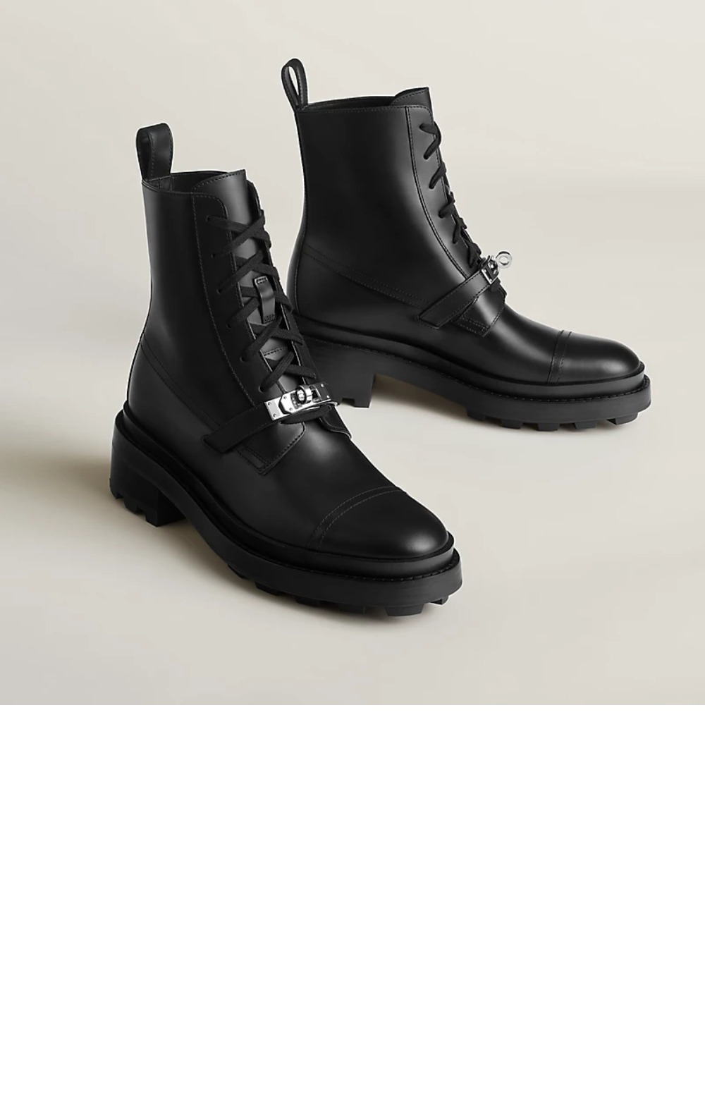 에르메스 펑크 앵클 부츠