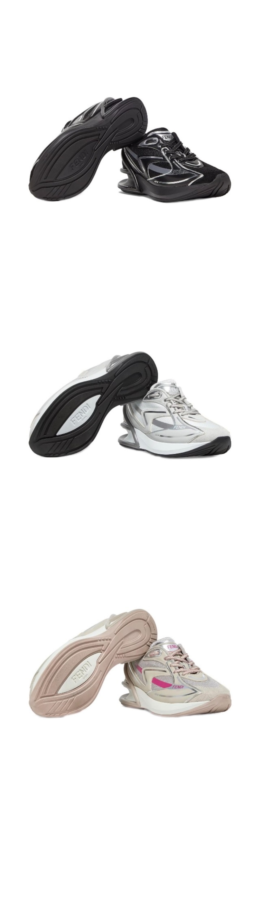 펜디 매치 하이탑 스니커즈 8E8452