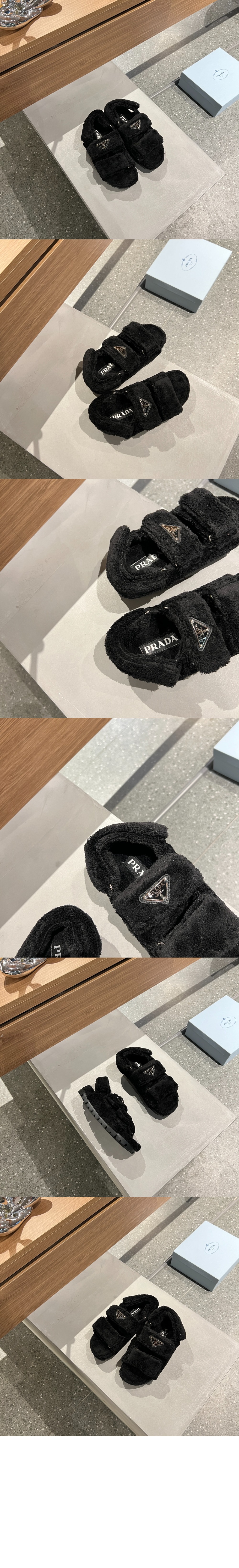 프라다 샌달 슬리퍼 1X737M