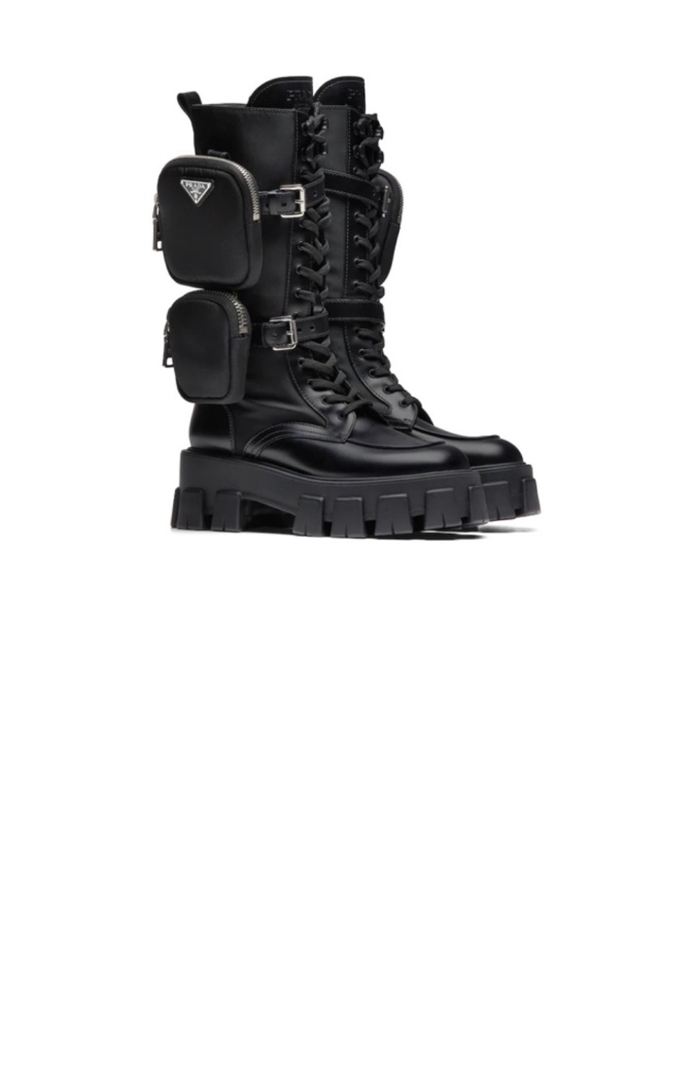 프라다 브러시드 로이스 부츠 1W257M