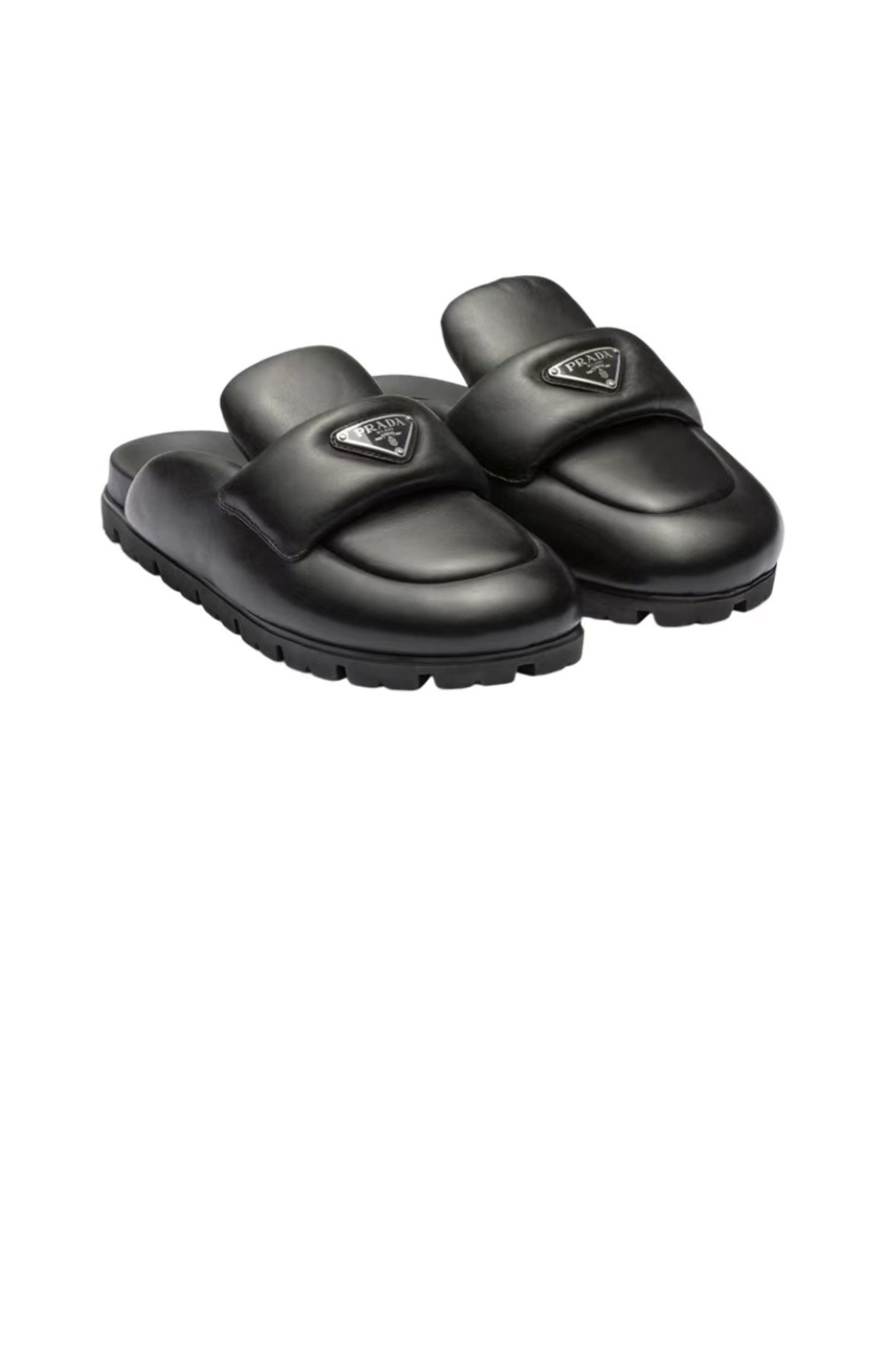 프라다 패딩 나파 뮬 1S084N