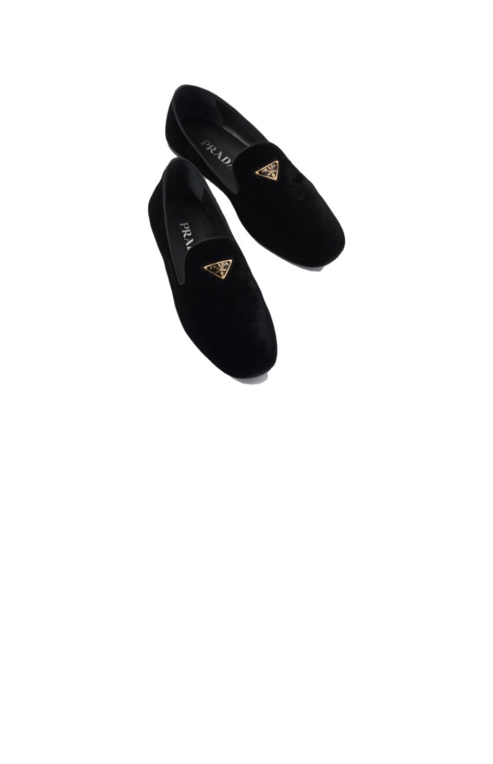 프라다 벨벳 로퍼 1S387N