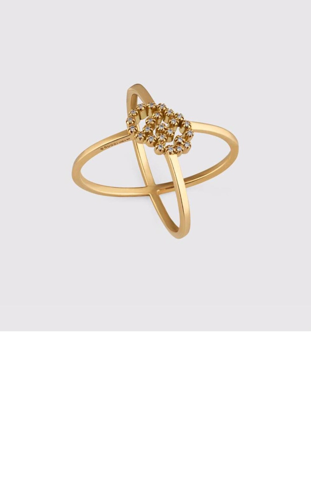 구찌 GG 러닝 X 반지 582548