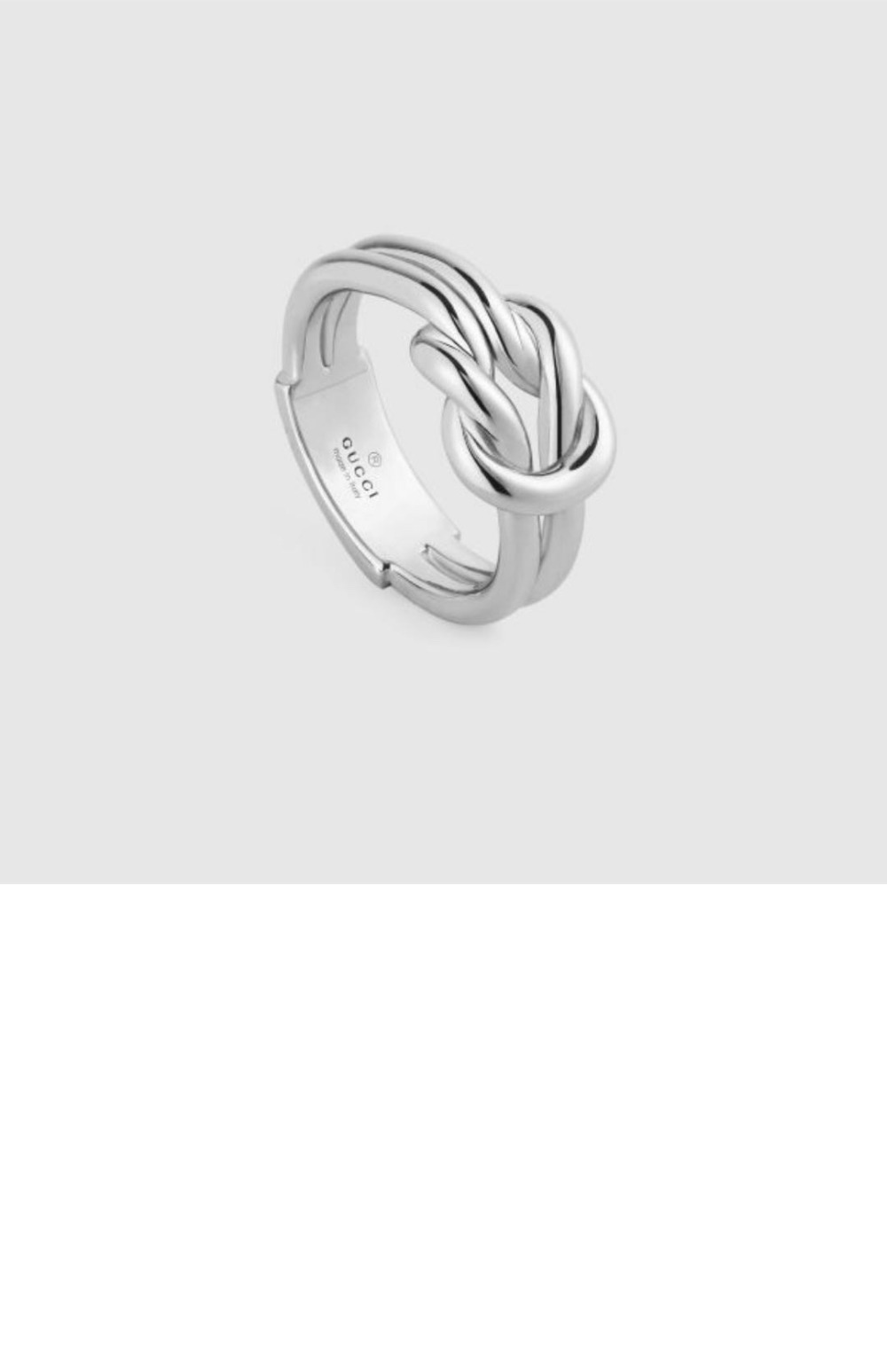 구찌 노트 와이드 반지 372351