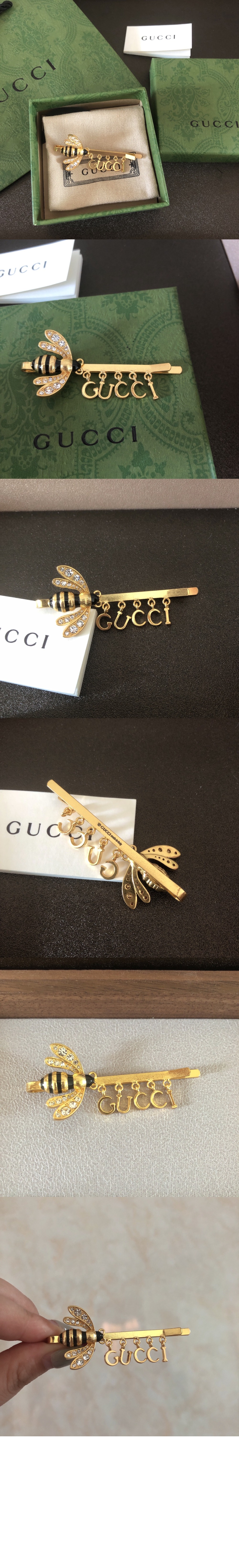 구찌 스크립트 비 머리핀 679017