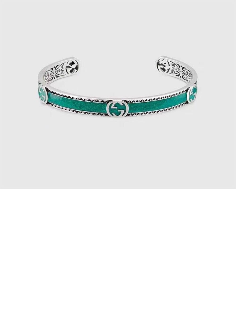 구찌 인터로킹 G 팔찌 645570